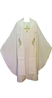 Pearl Chasuble + Stole