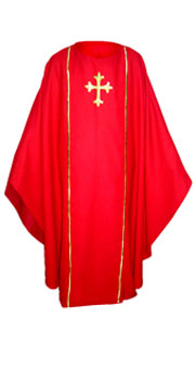 Red Chasuble