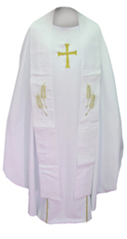 White Chasuble + Stole