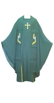 Green Chasuble I + Stole