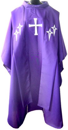Purple Chasuble I + Stole