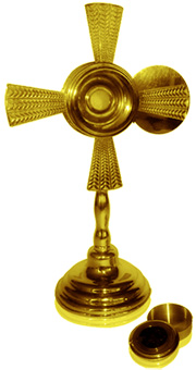 Monstrance: Refined Gold Plated Monstrance